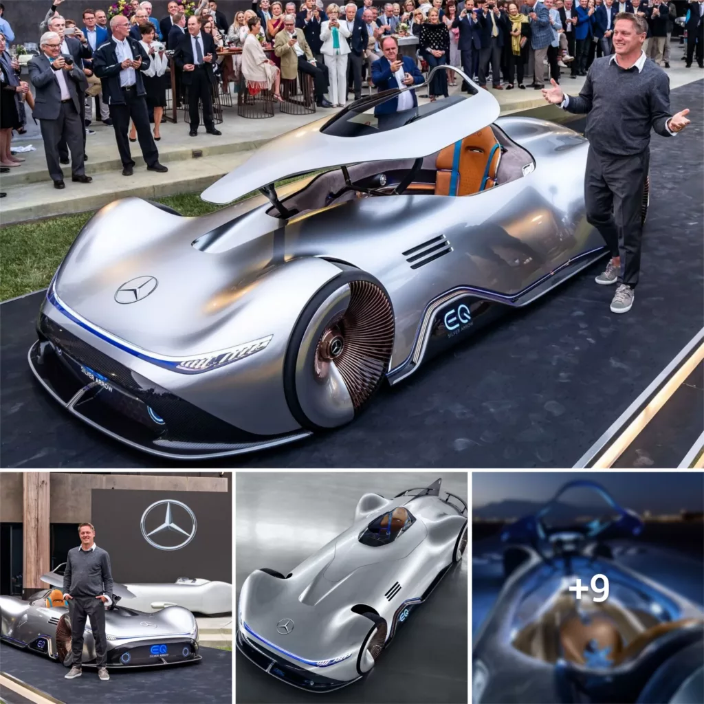 “Mercedes-Benz Unveils the Futuristic Vision EQ Silver Arrow”