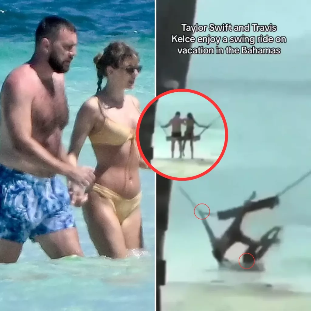 “Forever a Gentleman: Travis Kelce’s Heartwarming Gesture to Taylor During a Swing Mishap in the Bahamas”